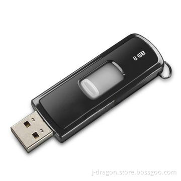 Plastic USB Flash Drive with 1 to 32GB Capacity, USB2.0 Technology Standard and 300mA Working Power
